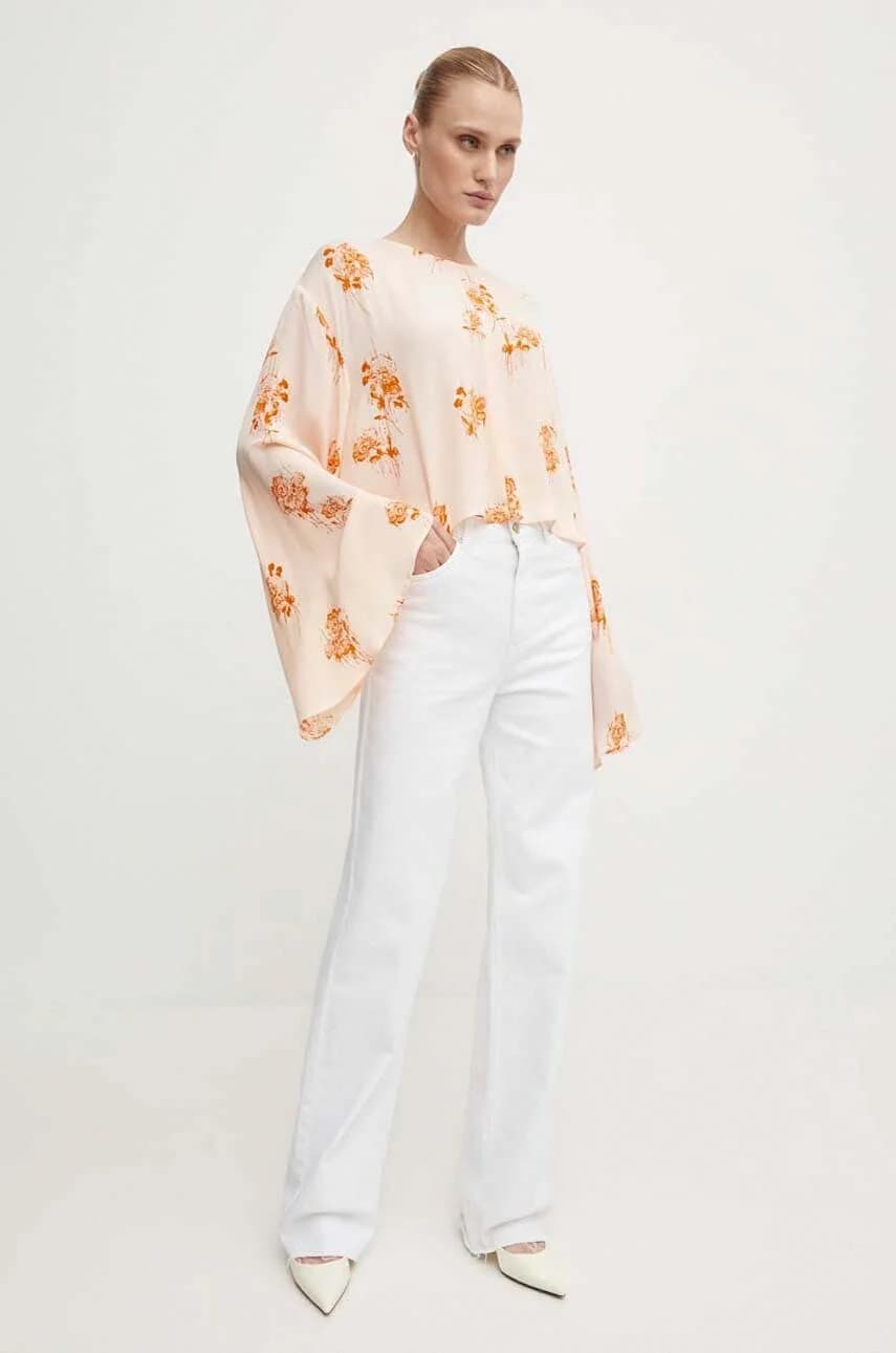 Блуза Бекки - Падающие цветы - фото 2