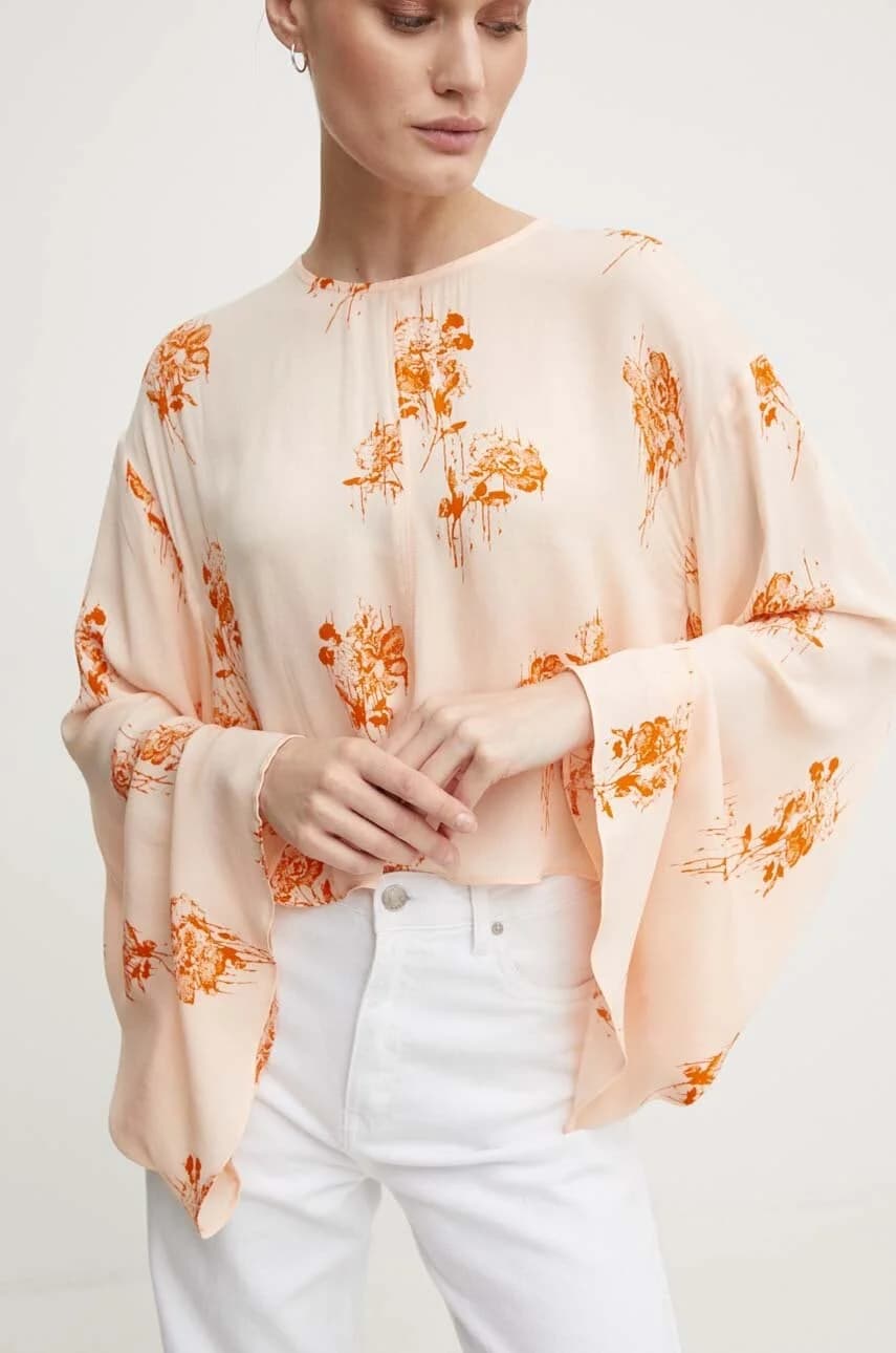 Блуза Бекки - Падающие цветы - фото 4