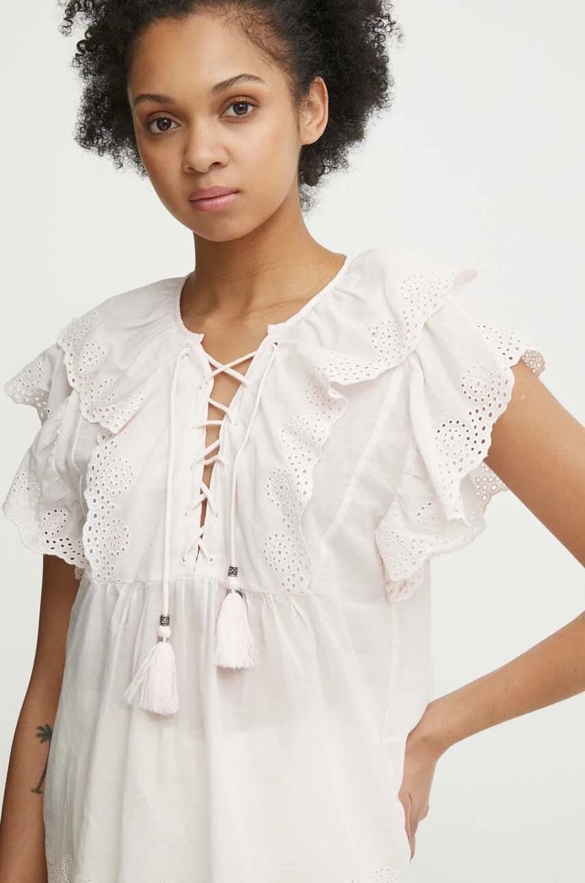 Хлопковая блузка DOROTEA - фото 4