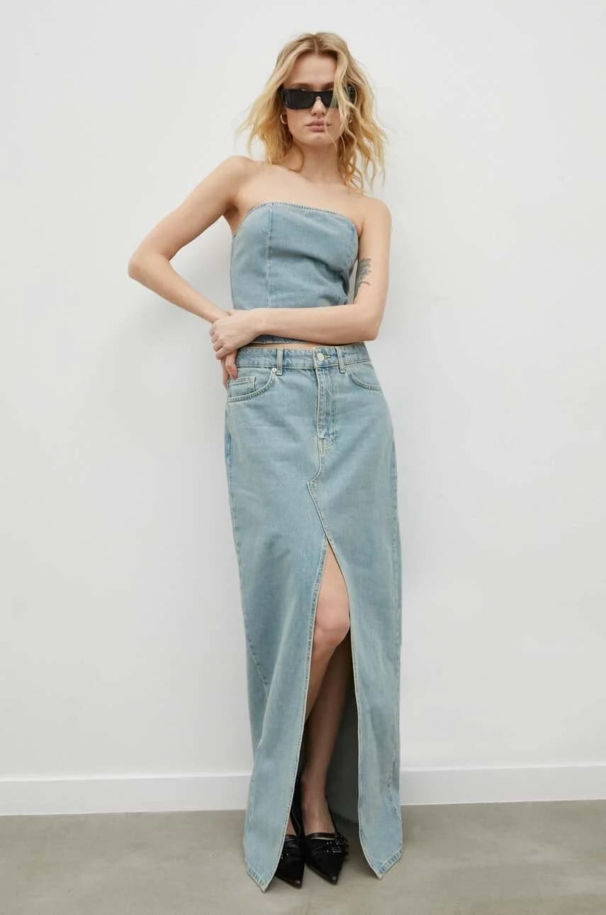 Джинсовая блузка - фото 2