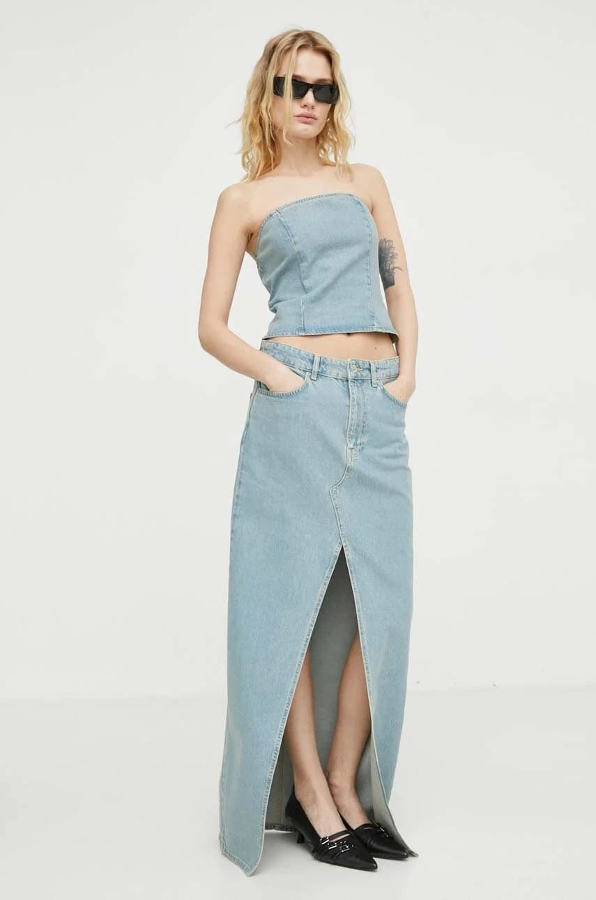 Джинсовая блузка - фото 4