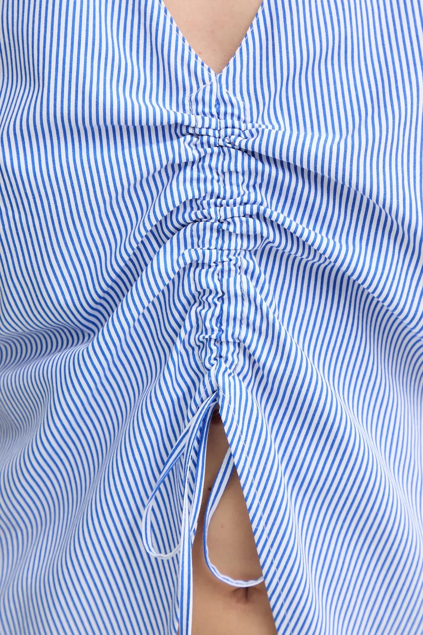 Креативная блузка из переработанного хлопка - фото 5