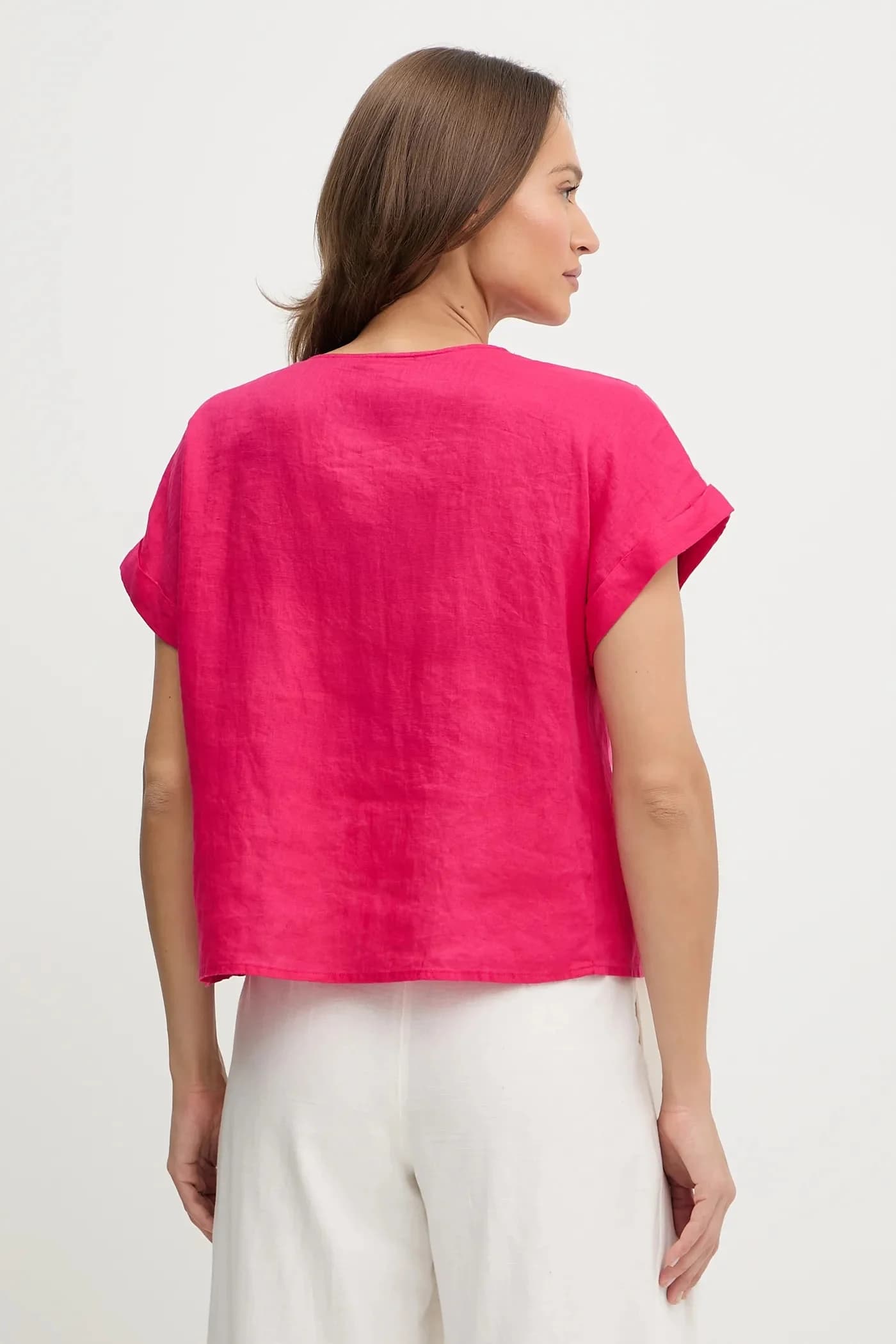 Льняная блузка - фото 3