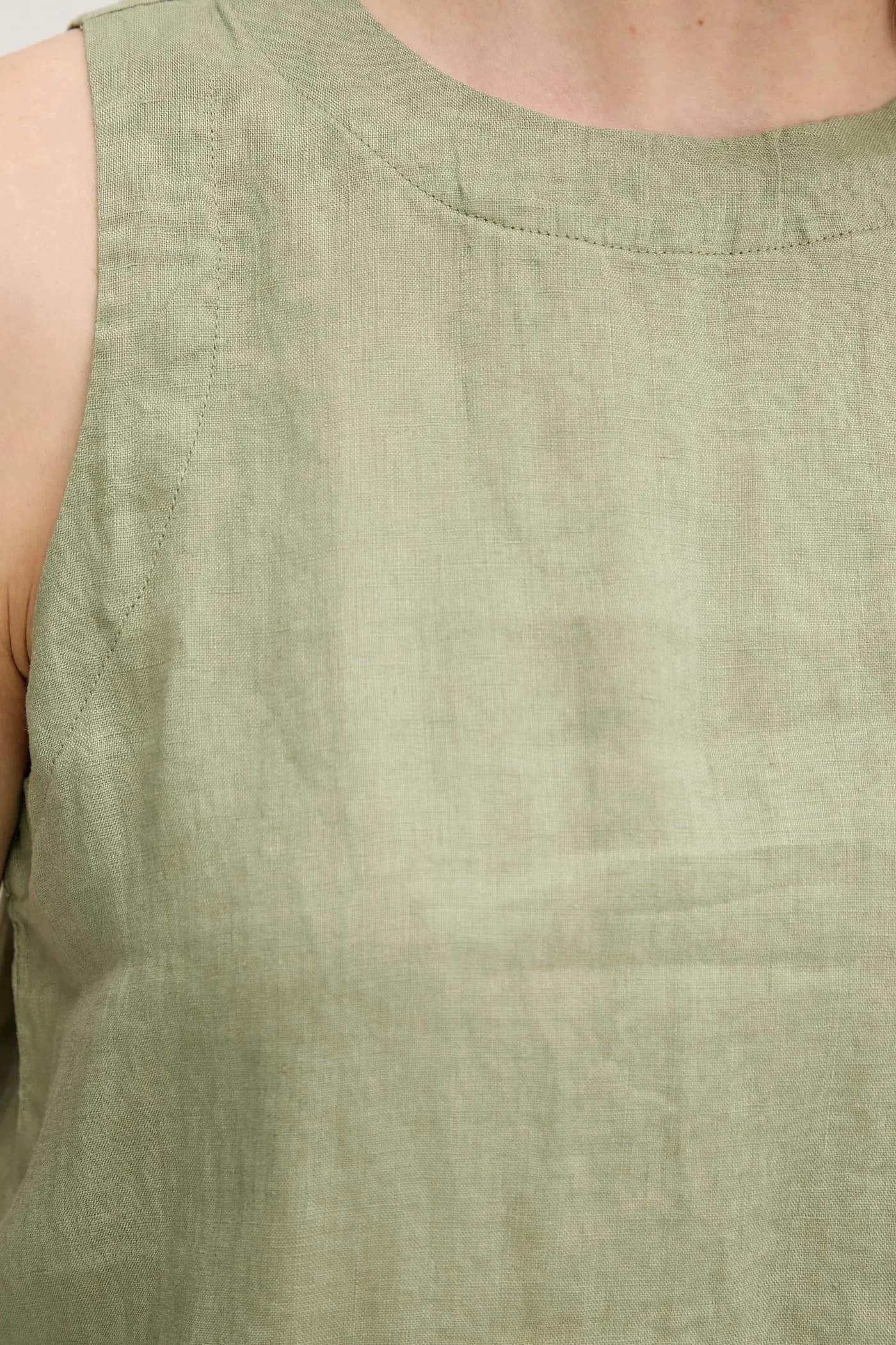 Льняная блузка - фото 5