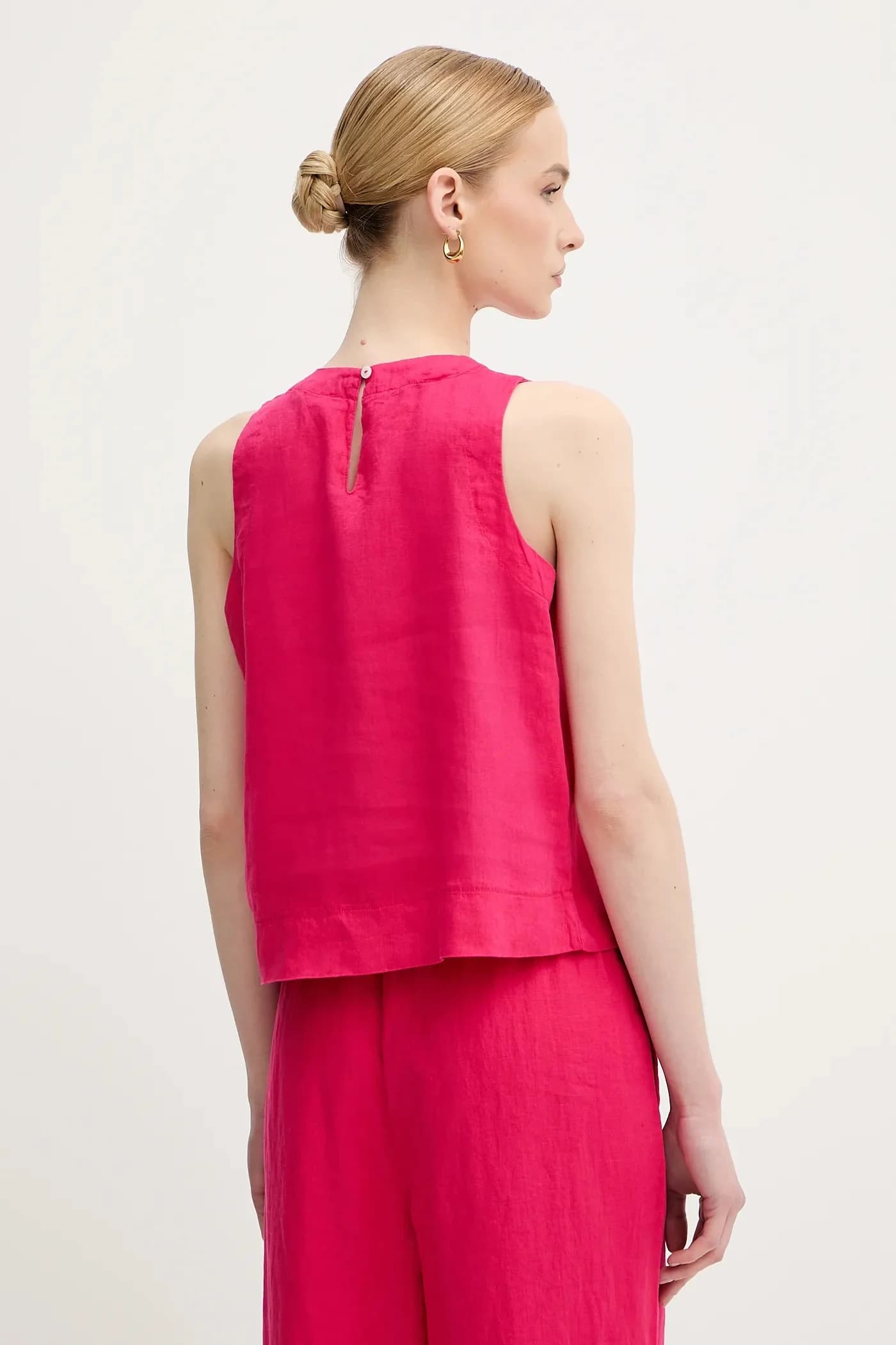 Льняная блузка - фото 3