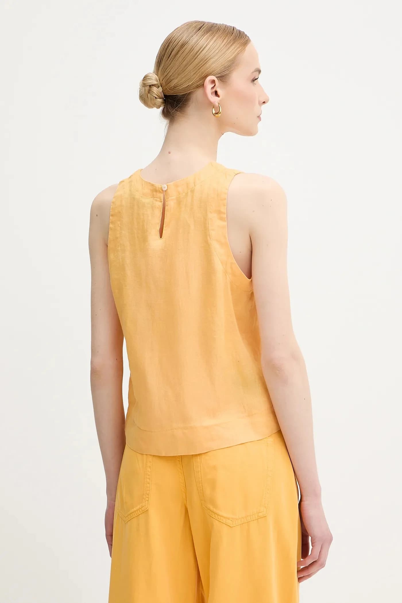 Льняная блузка - фото 3