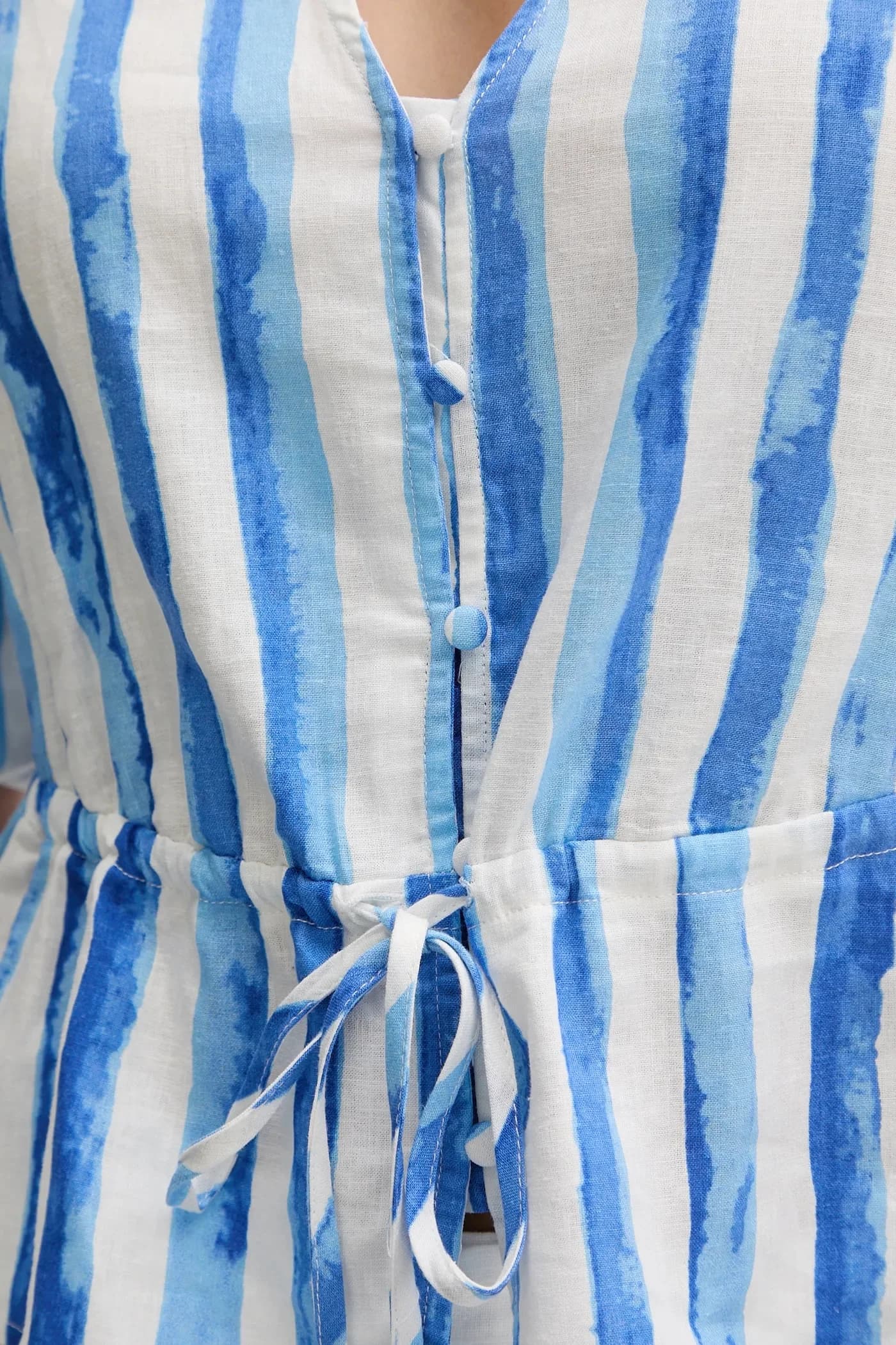 Льняная блузка - фото 5