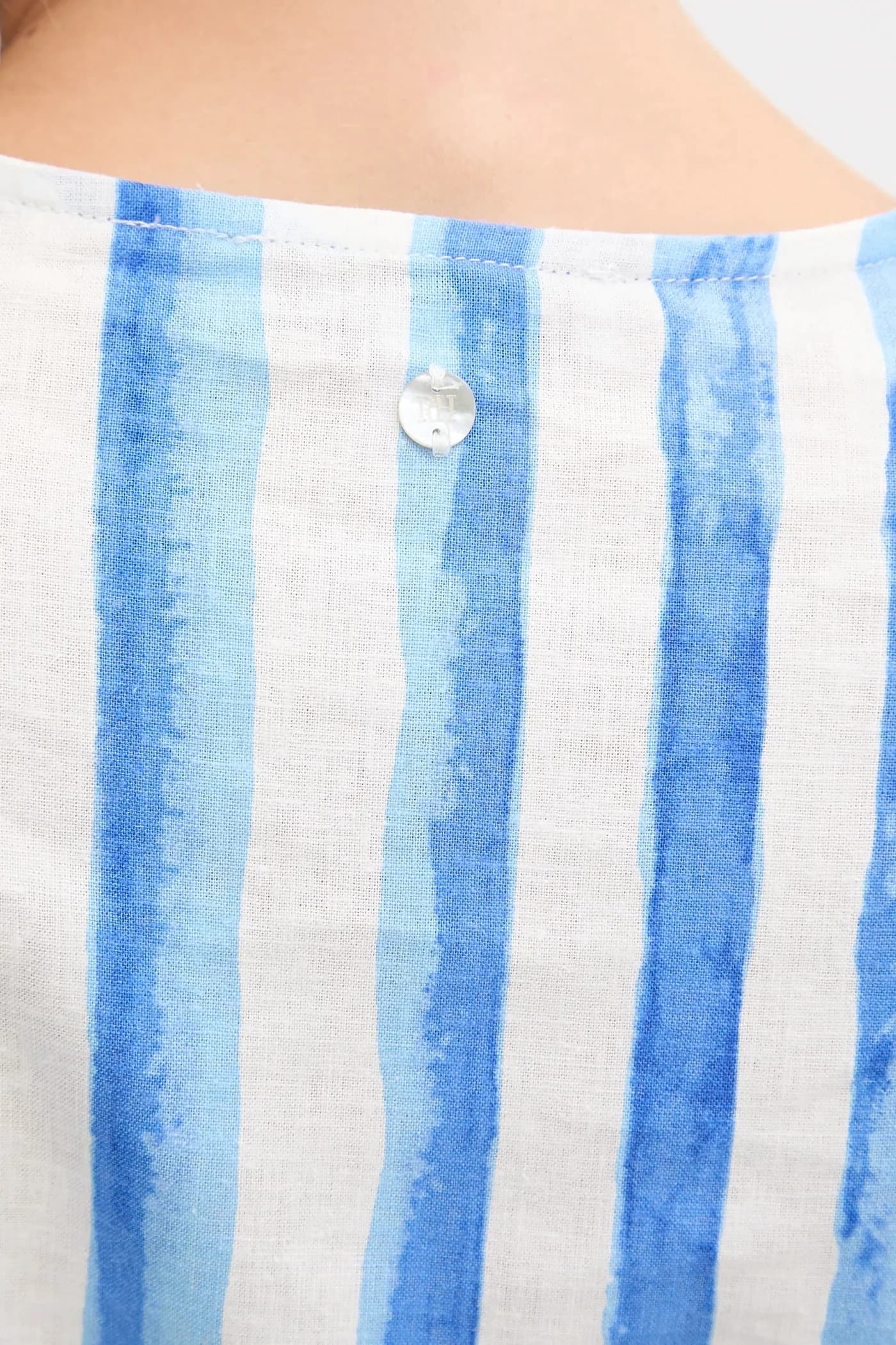 Льняная блузка - фото 6