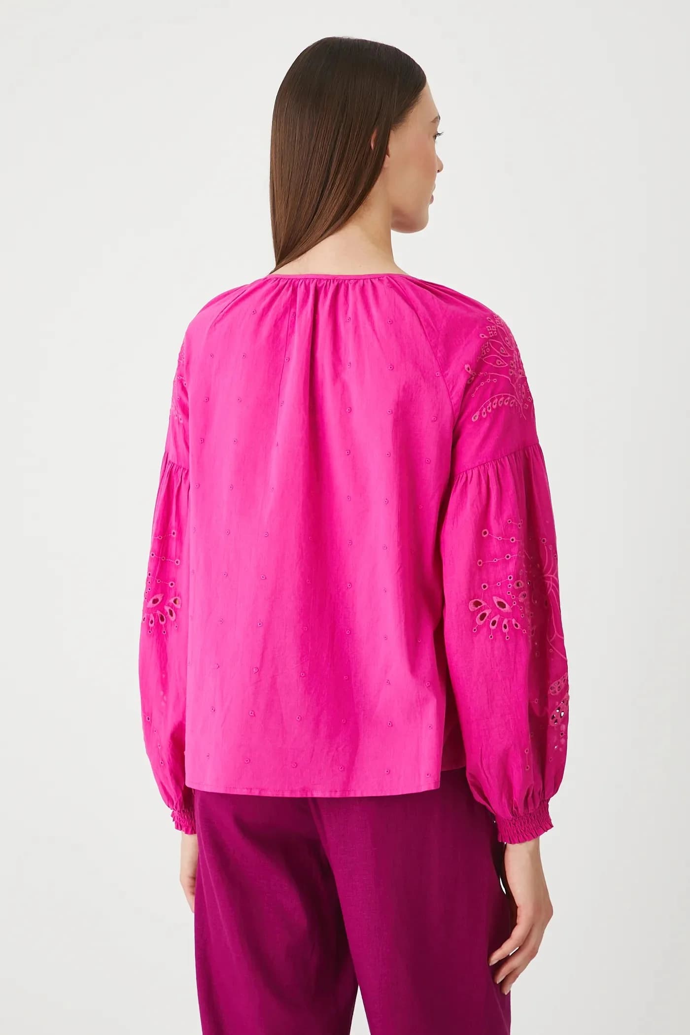 Хлопковая блузка - фото 3