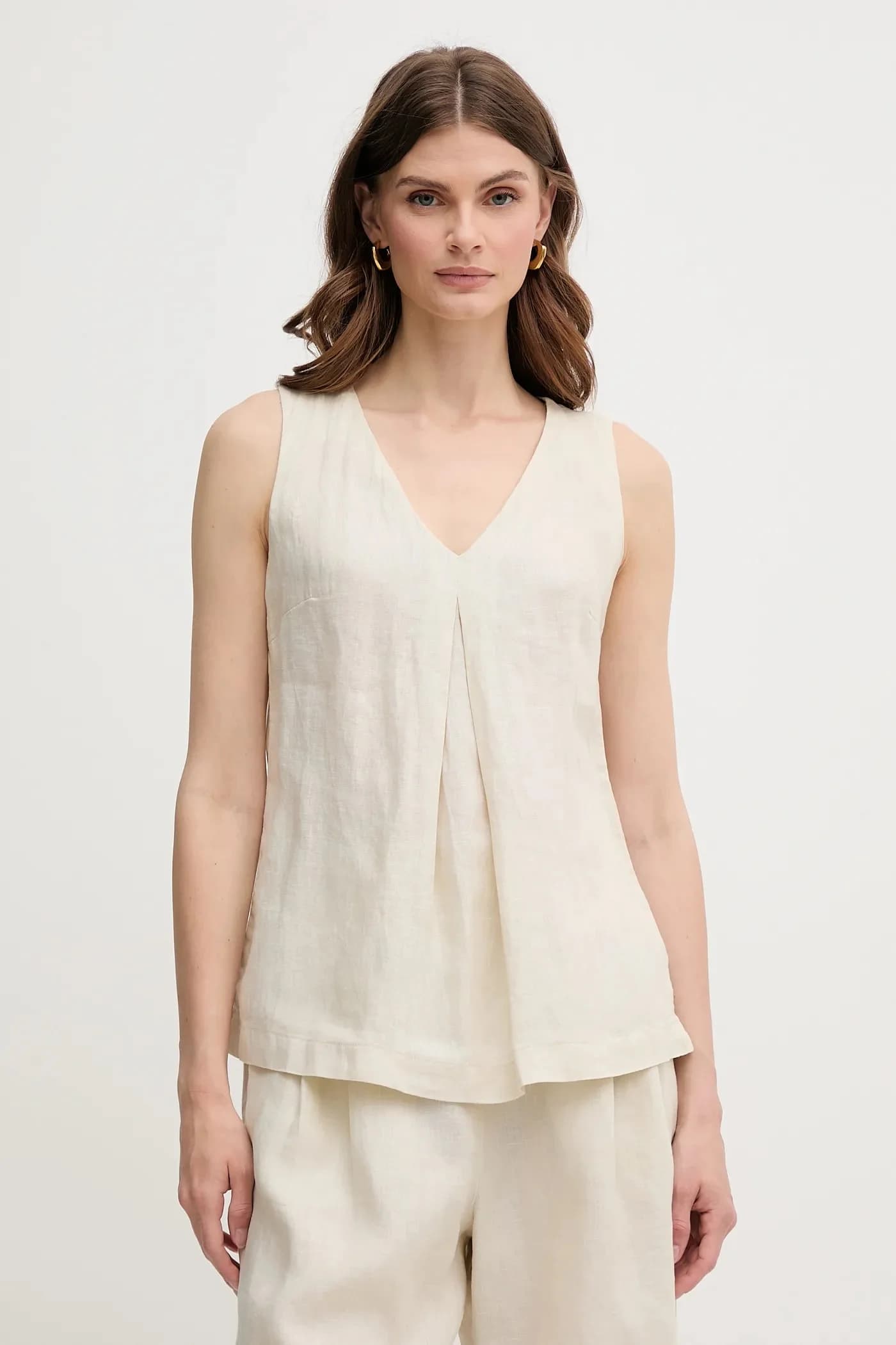 Льняная блузка