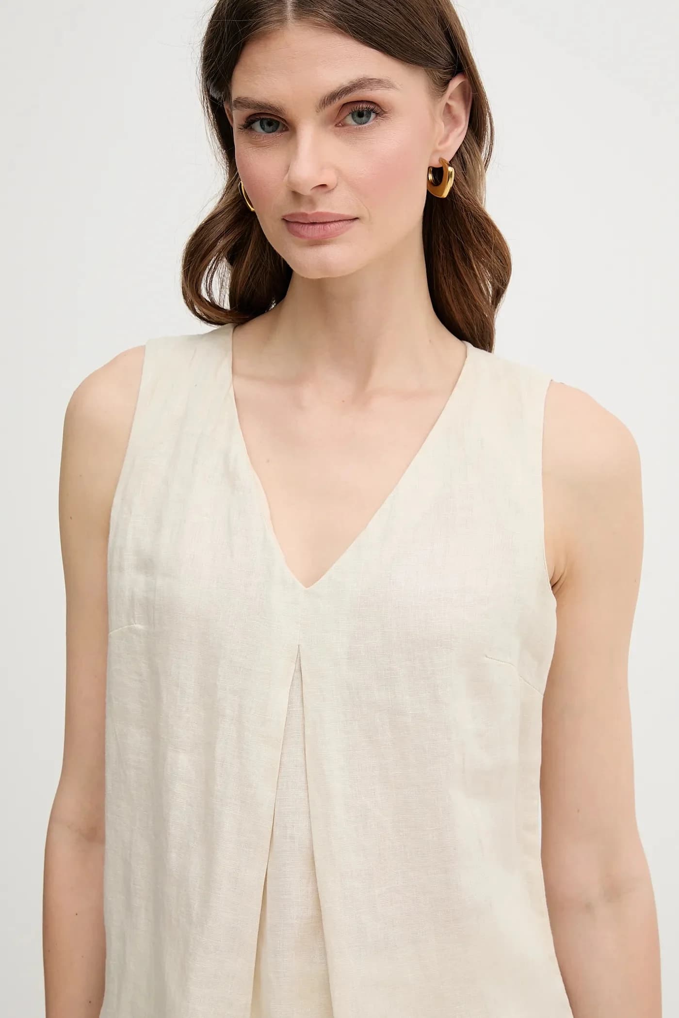 Льняная блузка - фото 3