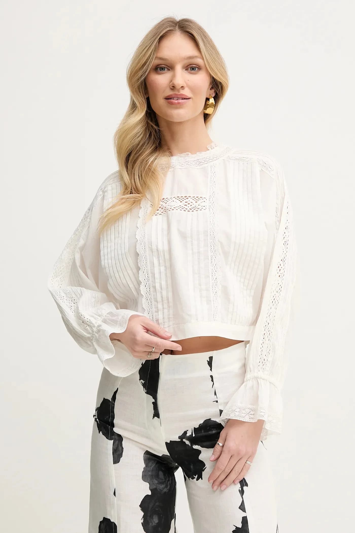 Хлопковая блузка Twinset