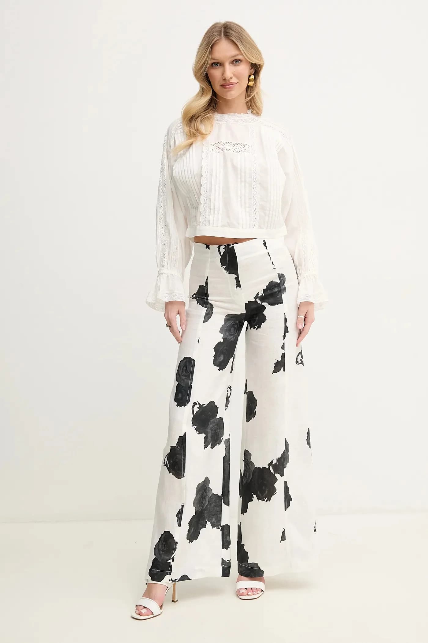 Хлопковая блузка Twinset - фото 2