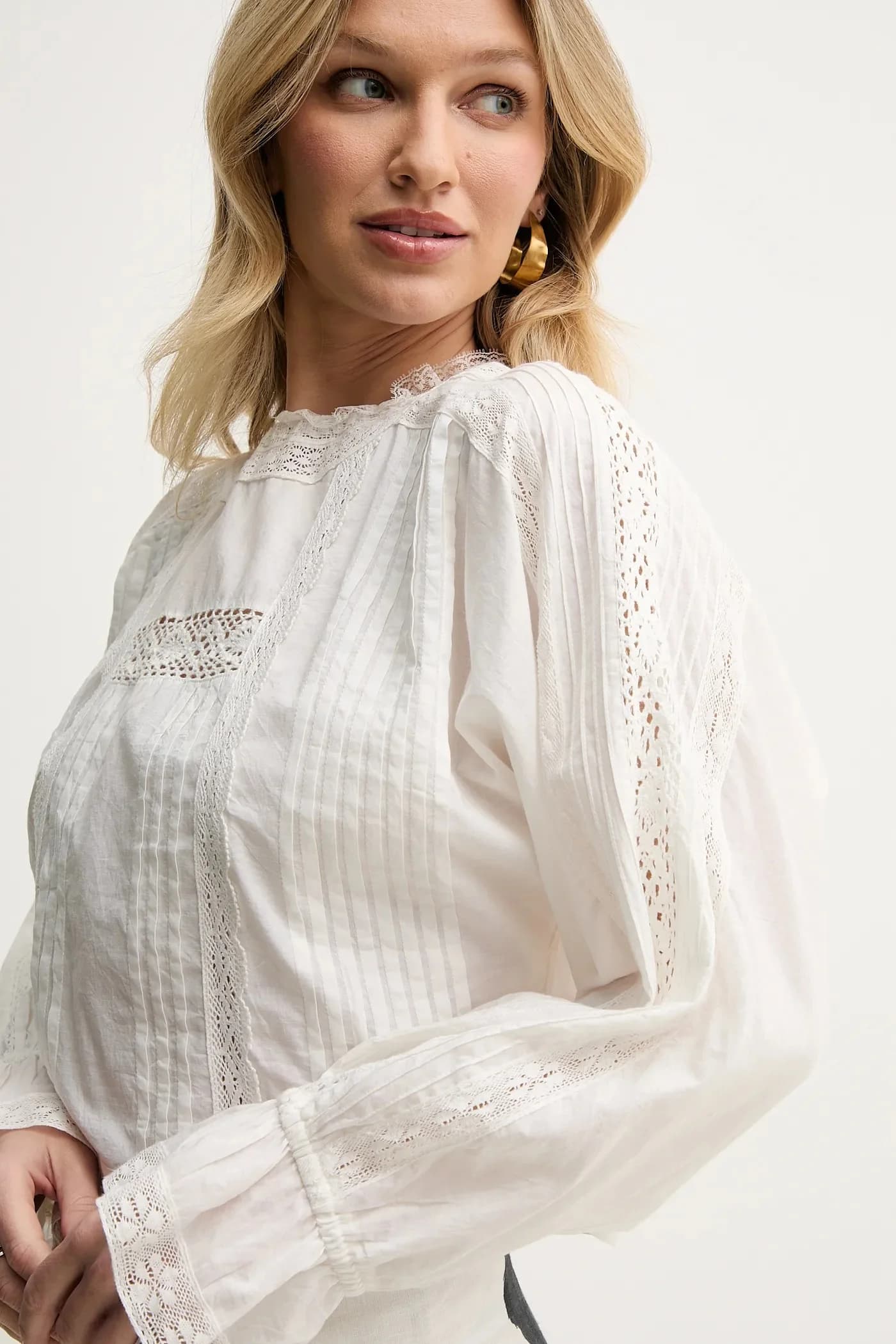 Хлопковая блузка Twinset - фото 4