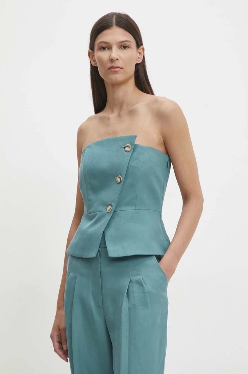 Блузка из льна