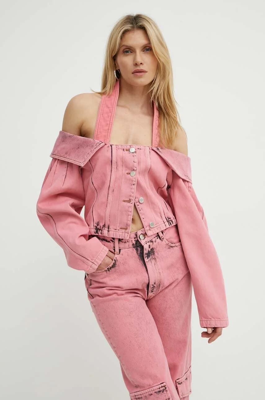 Джинсовая блузка K+LUSHA - фото 4