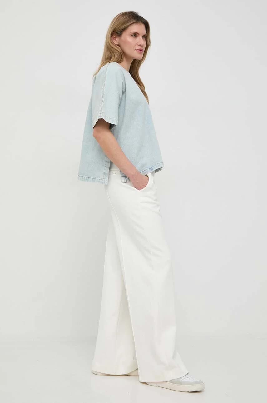 Джинсовая блузка - фото 2