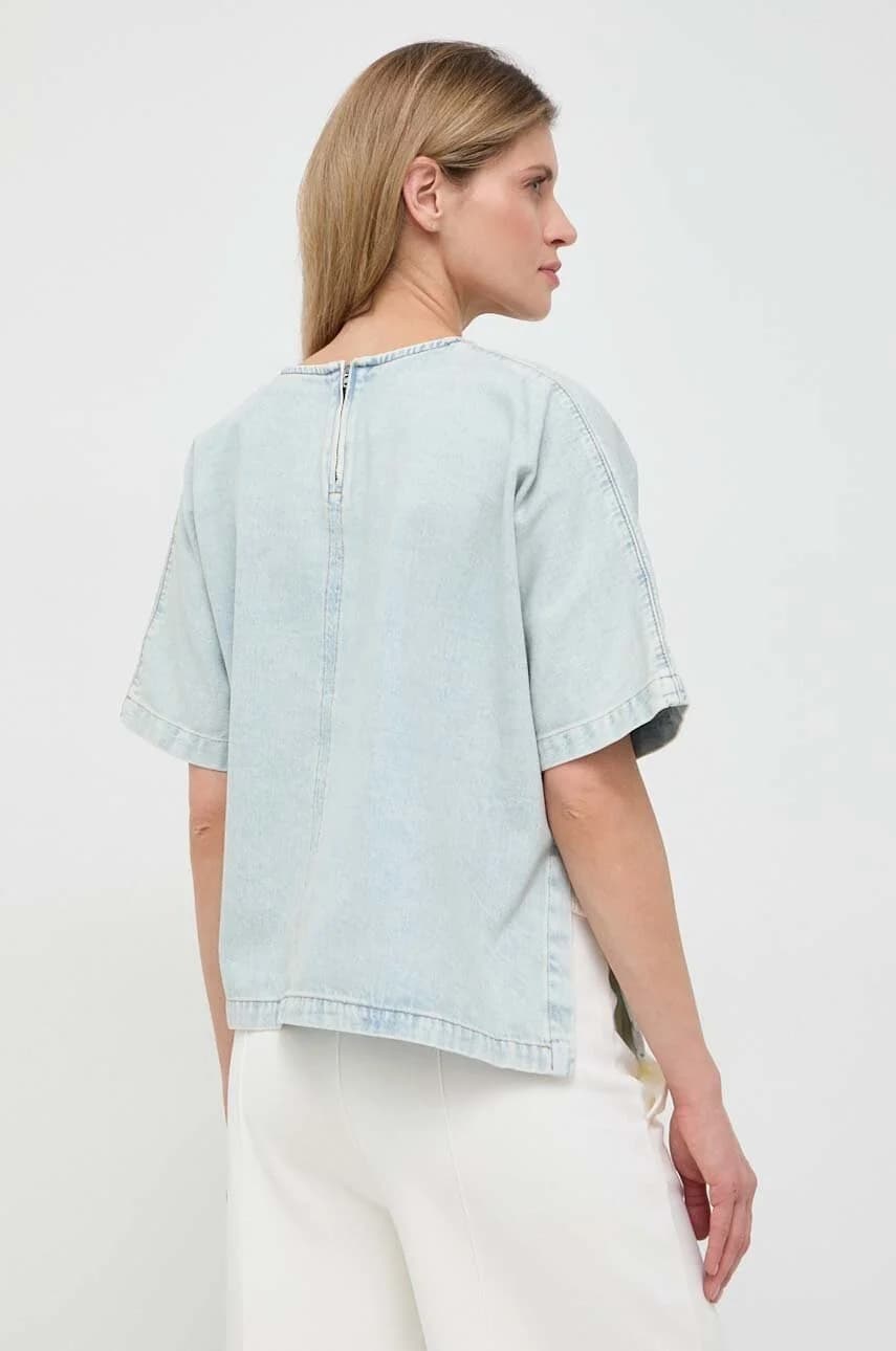 Джинсовая блузка - фото 3