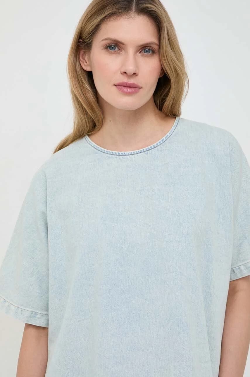 Джинсовая блузка - фото 4