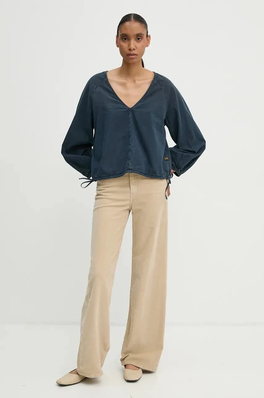 блузка G-Star из хлопка - фото 2