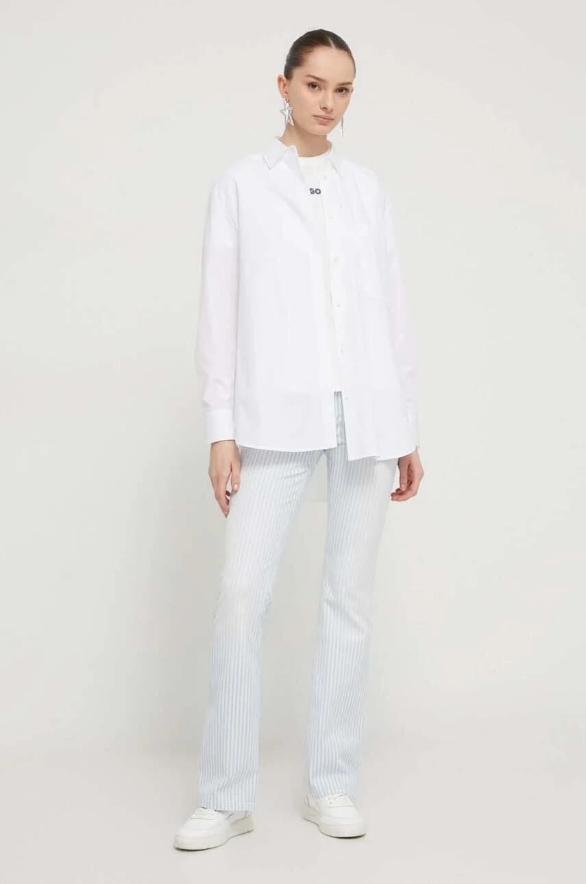 Хлопковая рубашка The Oversize Shirt - фото 2