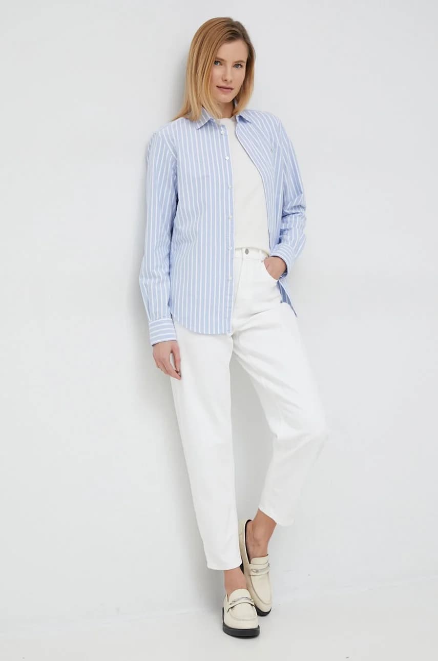 Хлопковая рубашка - фото 3