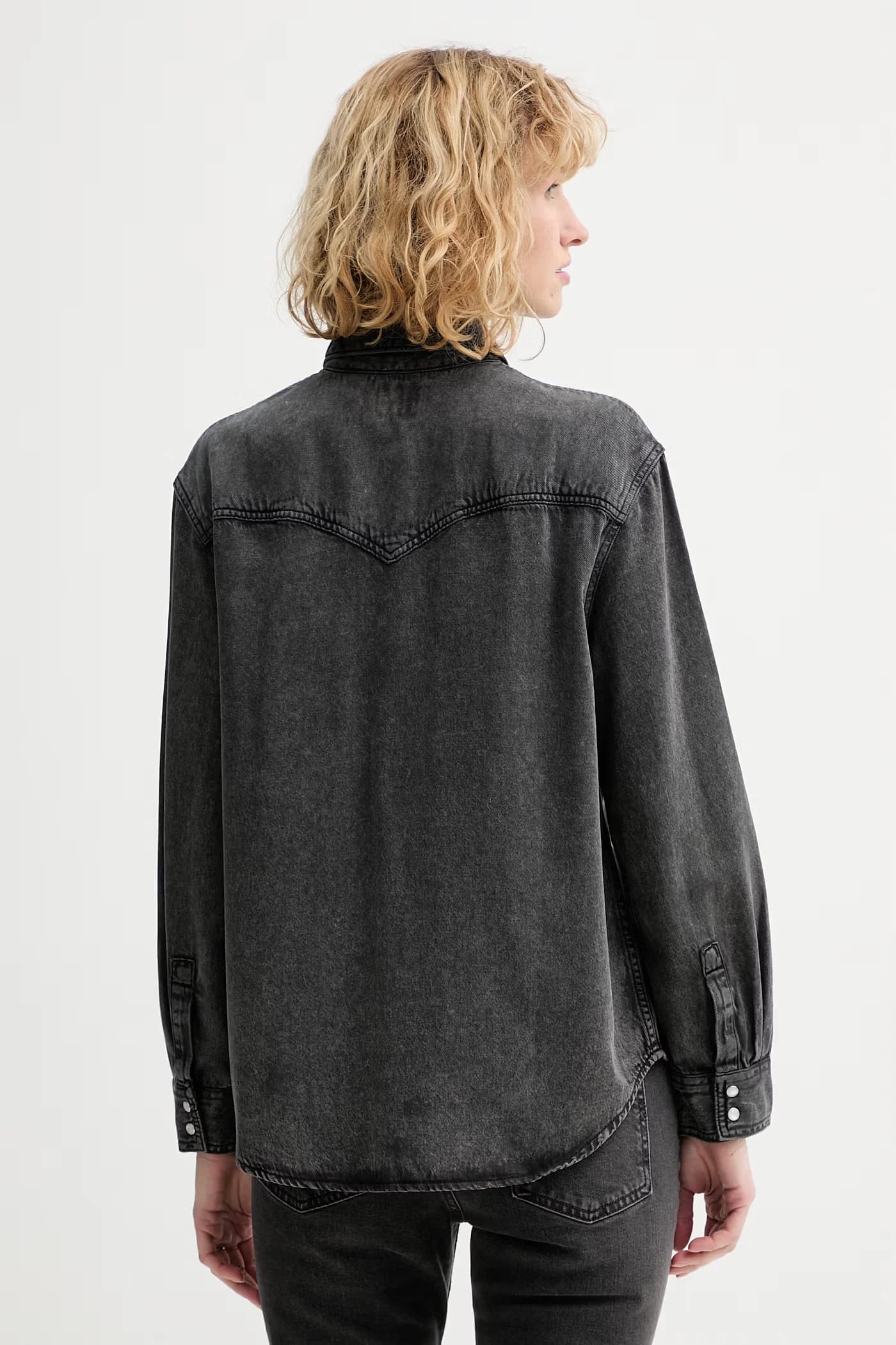 джинсовая рубашка TEODORA WESTERN - фото 3