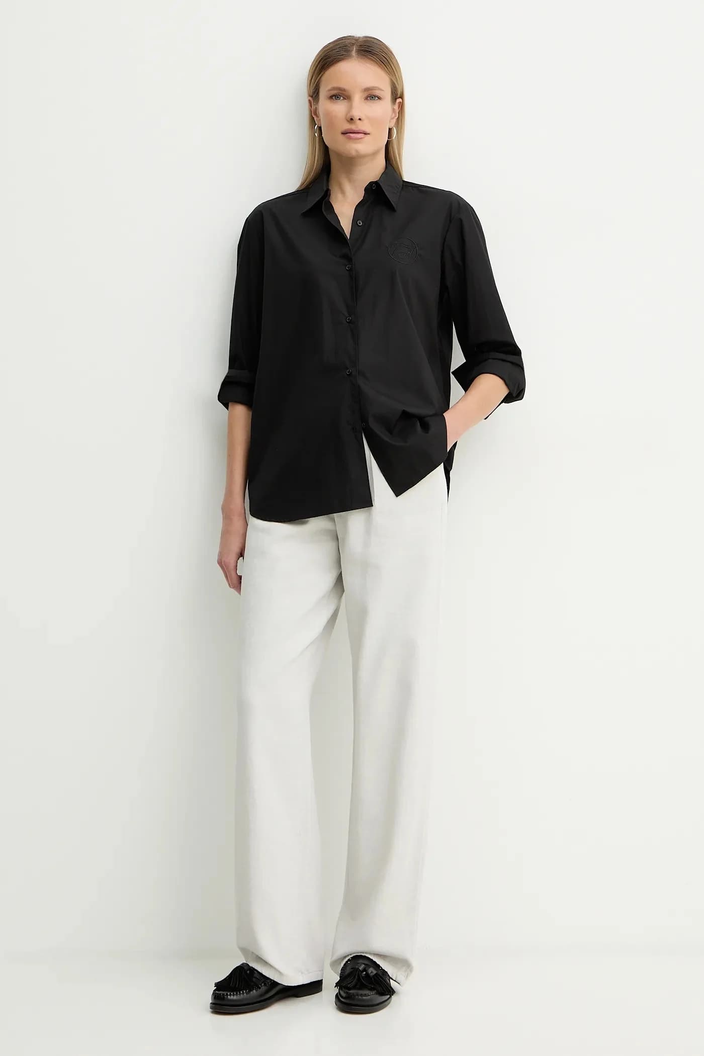 Хлопковая рубашка - фото 2