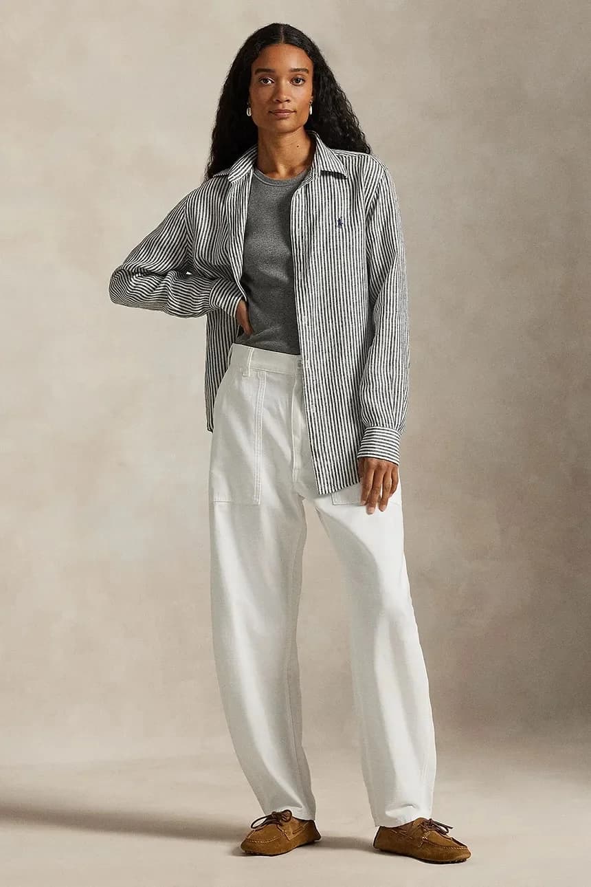 Льняная рубашка - фото 3