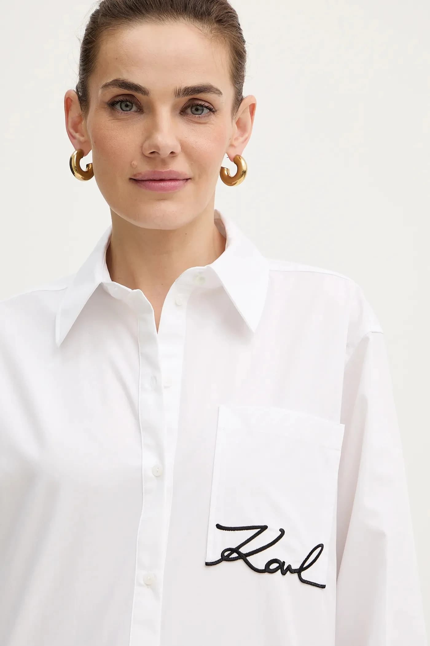 Хлопковая рубашка - фото 4