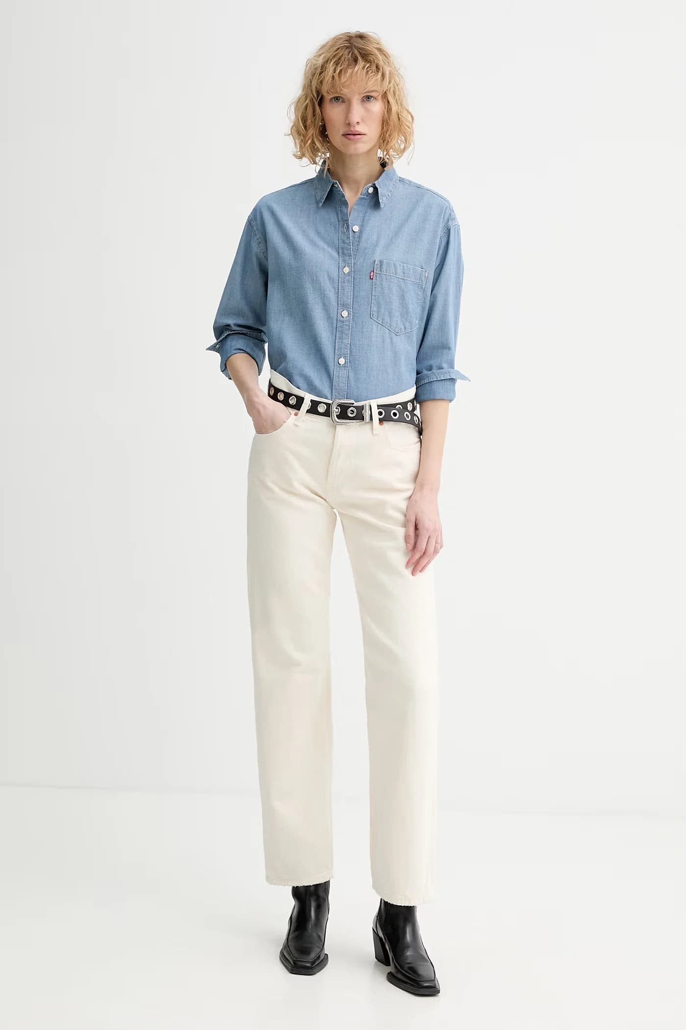 рубашка HARLIE BOYFRIEND из хлопка - фото 2