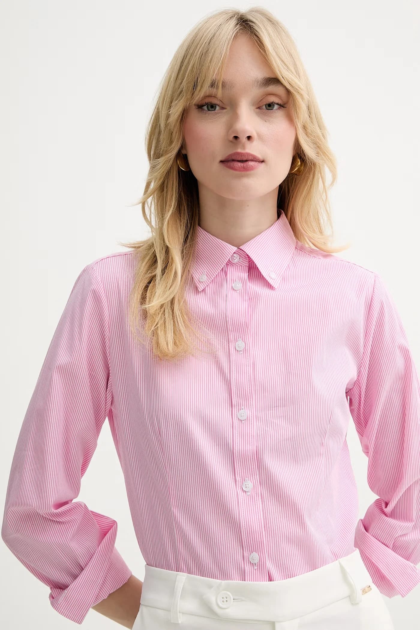 рубашка CALENI из хлопка - фото 4