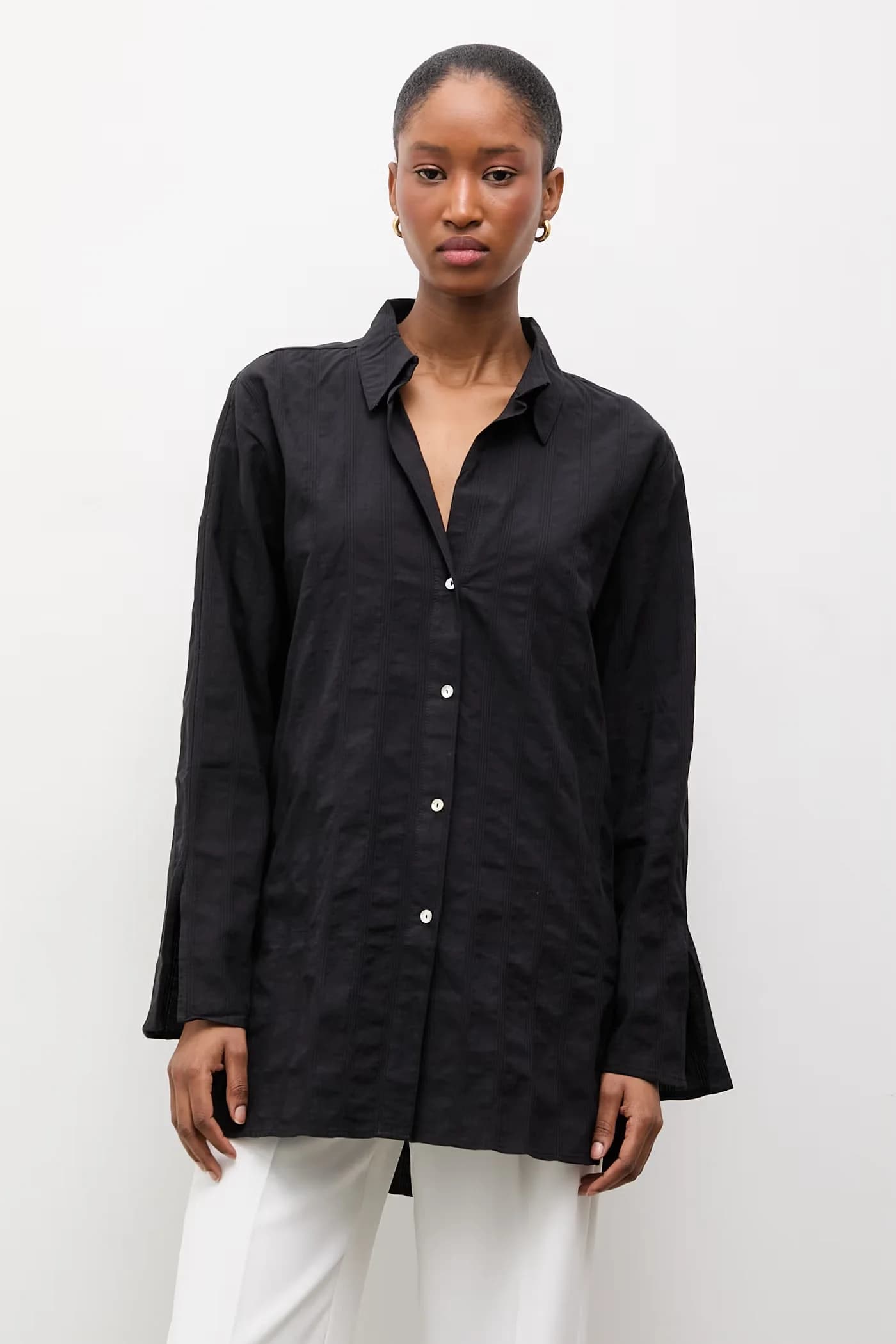 Хлопковая рубашка - фото 4