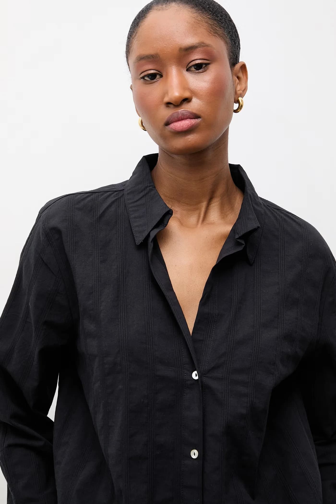 Хлопковая рубашка - фото 5