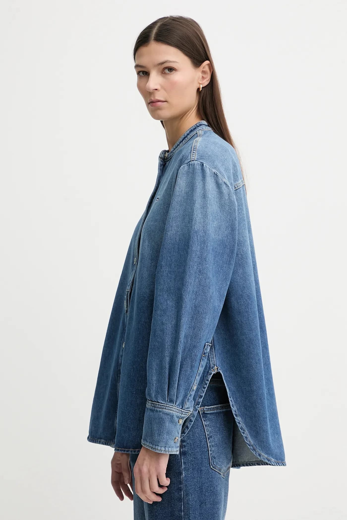 Джинсовая рубашка - фото 4