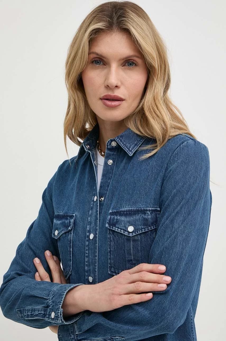 Джинсовая рубашка - фото 4