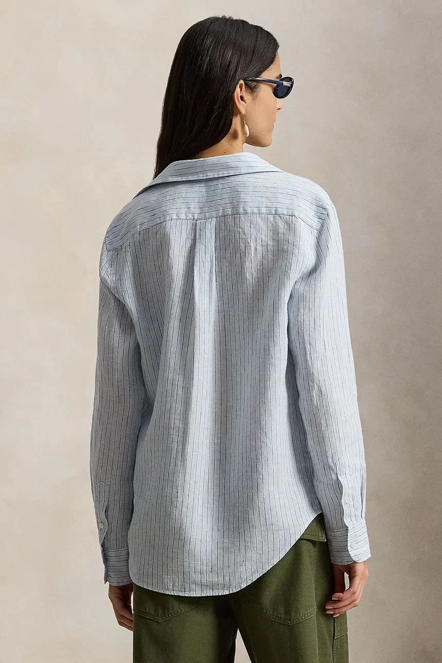 Льняная рубашка - фото 2