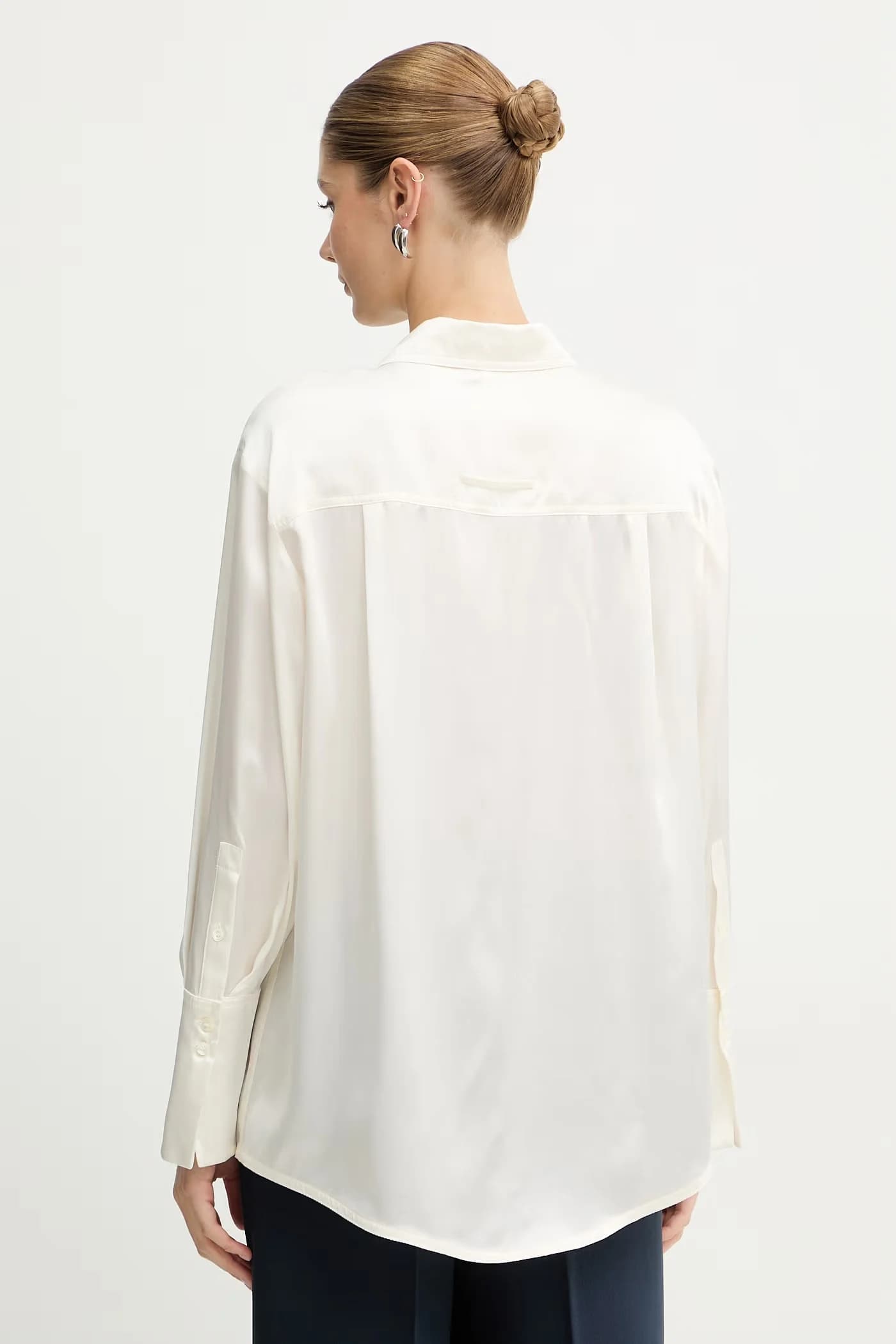 MCOANGRI шелковая рубашка - фото 3