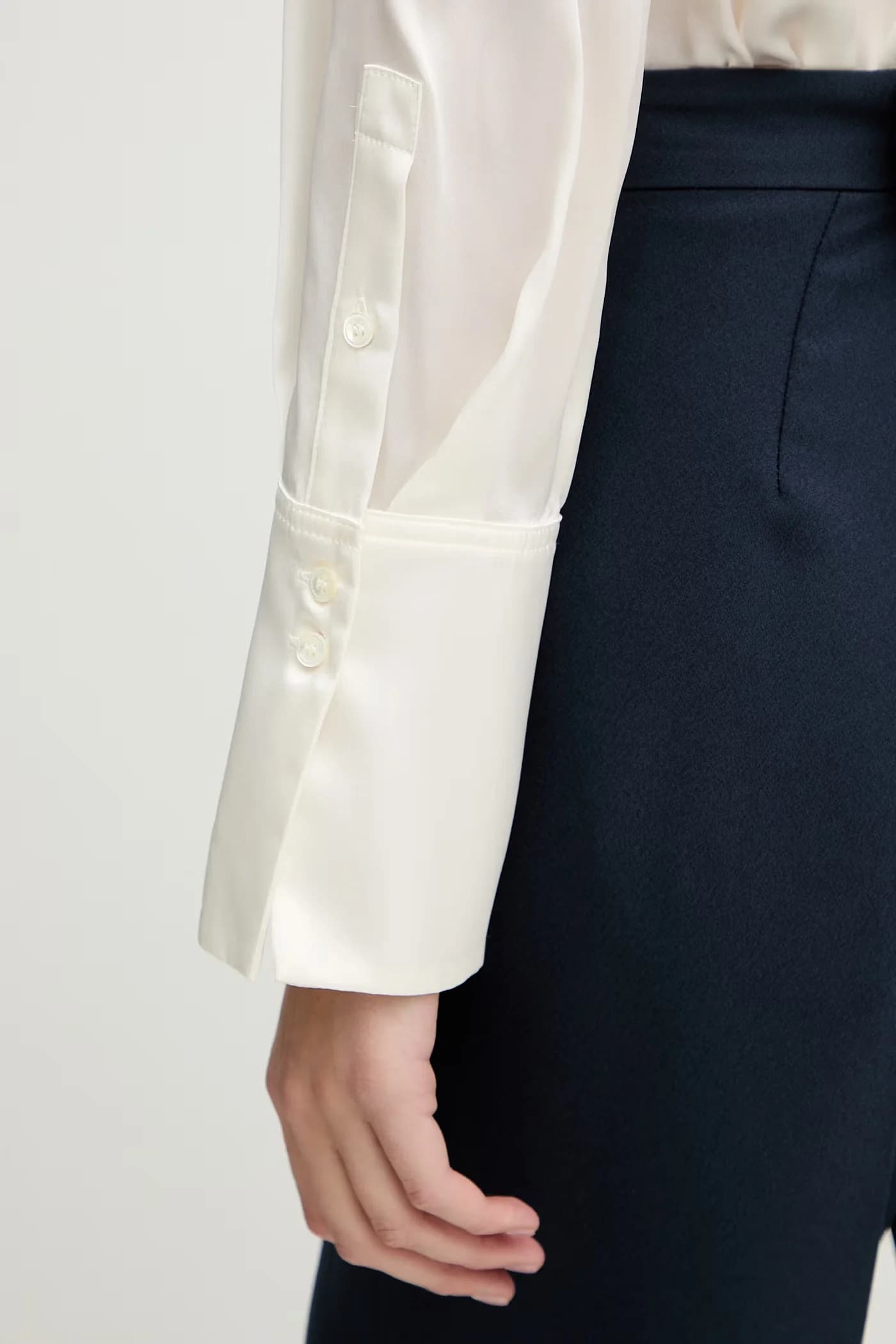 MCOANGRI шелковая рубашка - фото 5