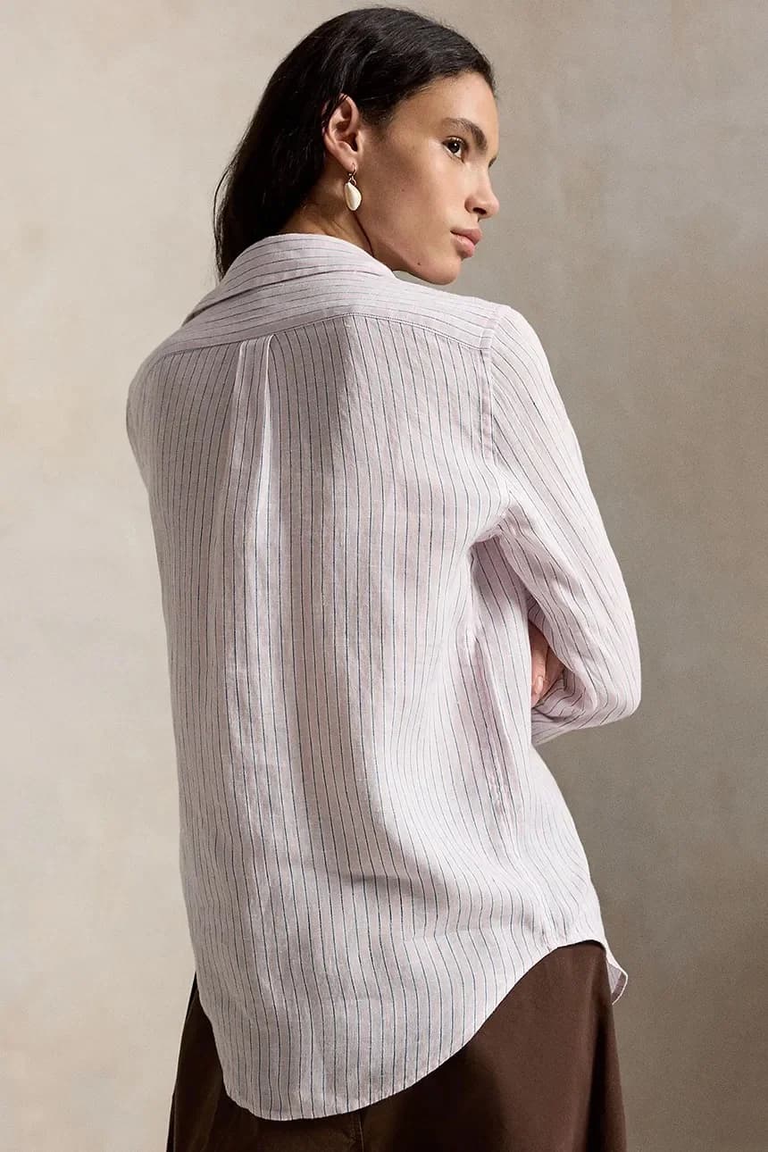 Льняная рубашка - фото 2