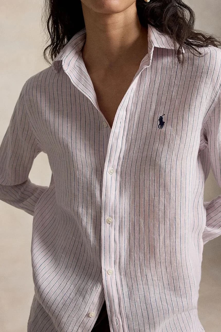 Льняная рубашка - фото 4