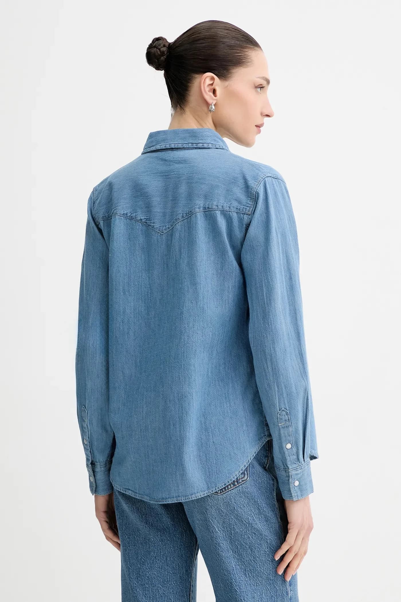 Джинсовая рубашка - фото 3