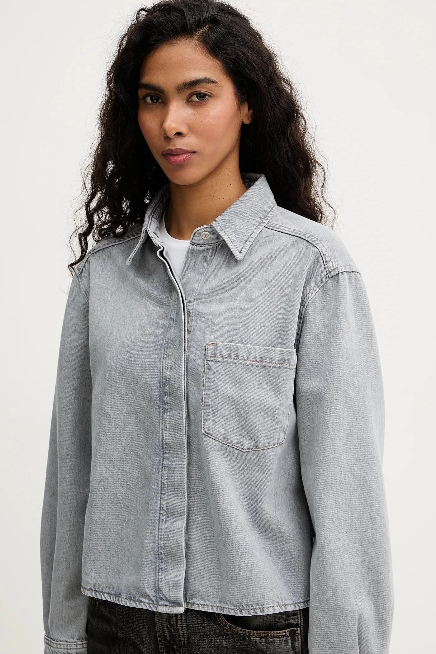 Джинсовая рубашка - фото 4