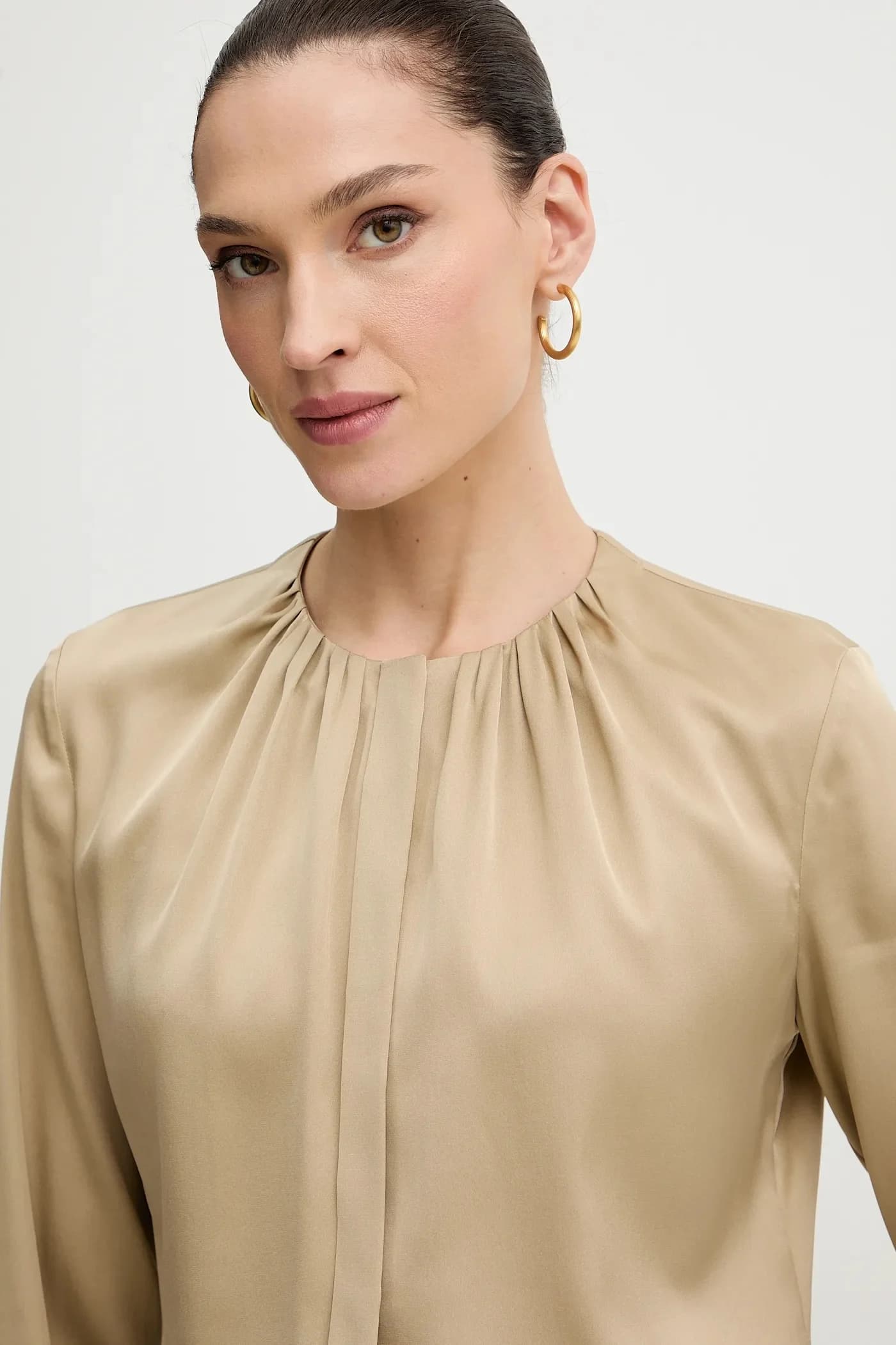 шелковая рубашка Банора - фото 4