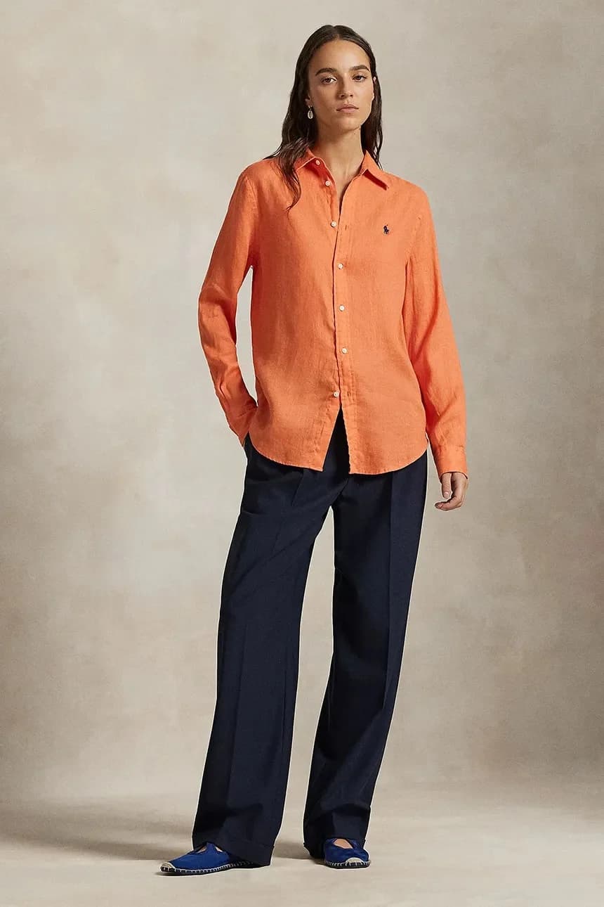 Льняная рубашка - фото 3