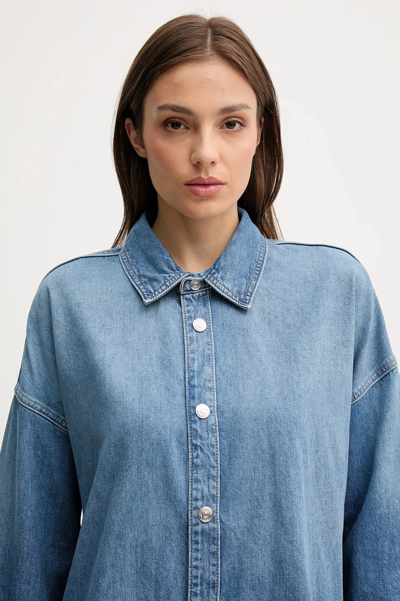 Джинсовая рубашка - фото 4