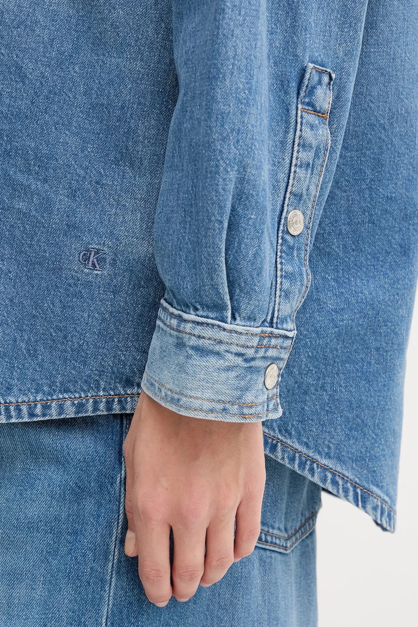 Джинсовая рубашка - фото 5