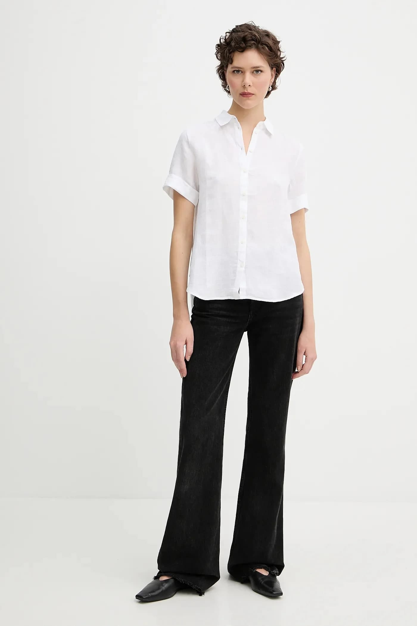 Льняная рубашка - фото 2