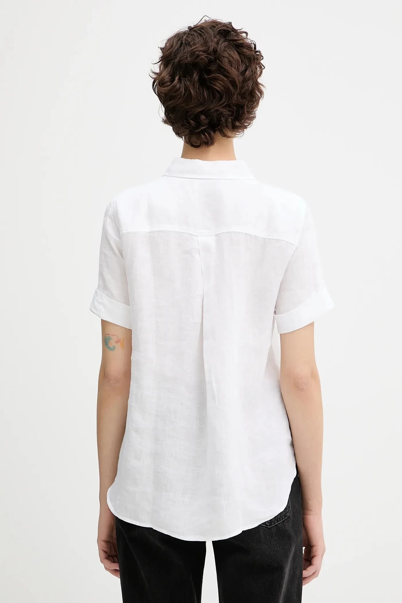 Льняная рубашка - фото 3