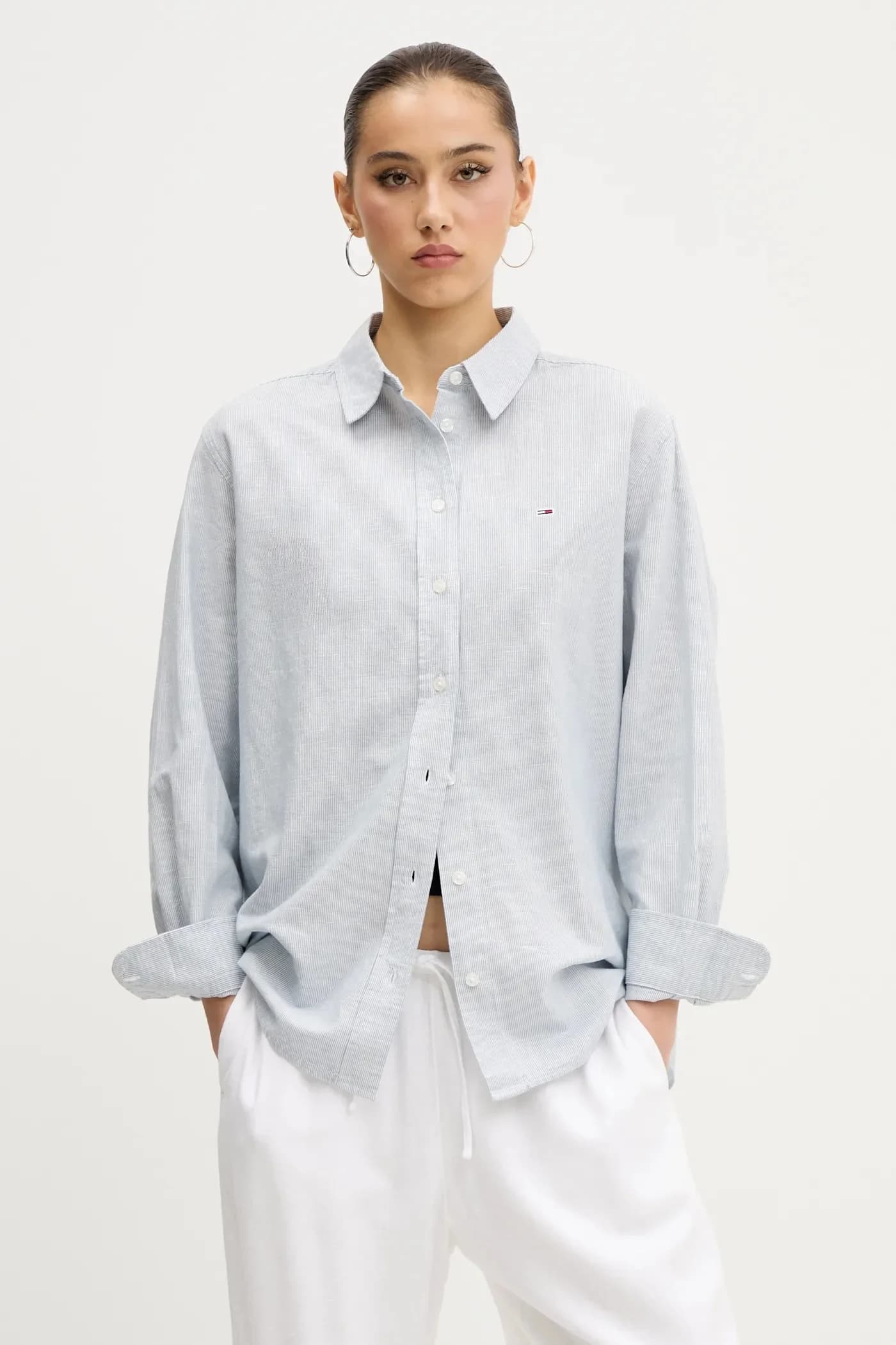 Рубашка из смесового льна